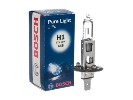 Лампа BOSCH Pure Light H1 12V 55W P14.5s-№1987302011 в Алмате от Auto-Land