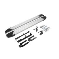 Пороги для Nissan X-Trail (2007-2015)/Nissan Qashqai (2007-2013)/Nissan Qashqai+2 (2007-2014) Silver-№F173AL.4104.5 от Auto-Land