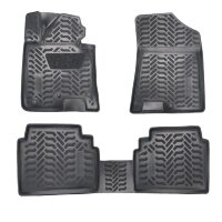 Коврики в салон Hyundai Sonata (2020-2024) 3D с подпятником-№60664 от Auto-Land