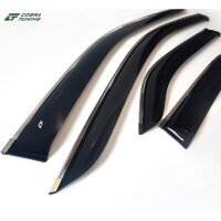 Дефлекторы окон Kia Sorento (2020-2023) c хромированным молдингом-№K16320CR от Auto-Land