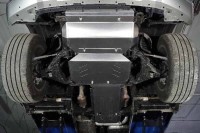 Защиты комплект (алюминий) 4мм (радиатора, переднего моста, КПП, раздаточной коробки)-№ZKTCC00625K от Auto-Land