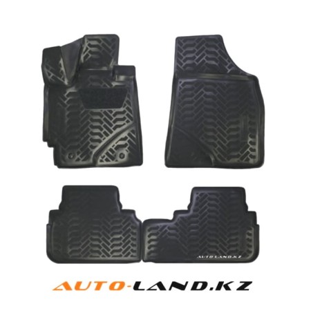 Коврики в салон Toyota Highlander (2007-2013) 3D с подпятником-№61942 в Астане от Auto-Land