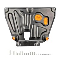 Защита картера и КПП Hyundai Accent (2017-2024) на пыльник со шт. крепл-№ALF1050st от Auto-Land