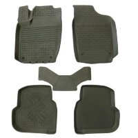 Коврики в салон Volkswagen Polo (2010-2018) седан, с высокими бортиками-№82371 от Auto-Land