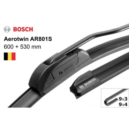 Комплект стеклоочистителей BOSCH Aerotwin 600/530 24"/21" AR801S-№3397118996 в Алмате от Auto-Land