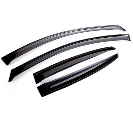 Дефлекторы окон Hyundai Solaris/Accent (2017-2023) седан-№DN-HY-00028 в Алмате от Auto-Land