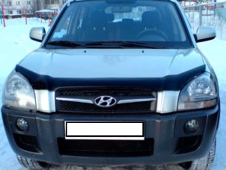 Дефлектор капота Hyundai Tucson (2005-2007)-№SHYTUC0512 в Алмате от Auto-Land