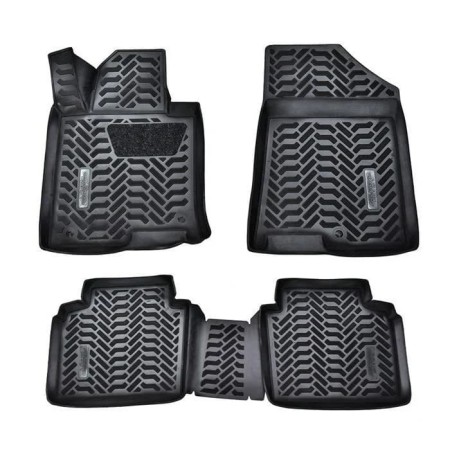 Коврики в салон Kia Optima (2016-2019) 3D с подпятником-№60851 в Астане от Auto-Land