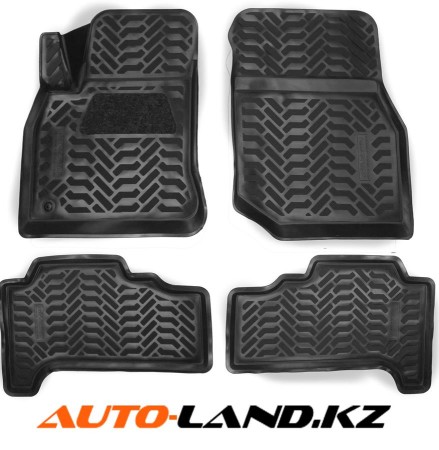 Коврики в салон Toyota RAV4 (2013-2018) 3D с подпятником-№61947 в Астане от Auto-Land